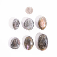 Labradorite, Pink/Purple Flash - Palms