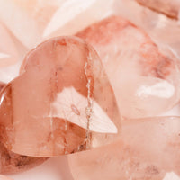 Quartz w/ Hematite - A/B-Grade, Polished, Heart(s)