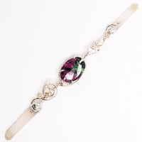 Hedenbergite, Danburite & Ruby in Zoisite Wand