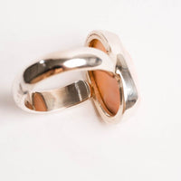 Pink Larimar + Natrolite - Ring