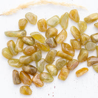 Heliodor - Beryl var. - Polished, Tumbled (Yellow-Green)