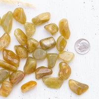 Heliodor - Beryl var. - Polished, Tumbled (Yellow-Green)