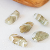 Prasiolite - Green Amethyst, Tumbled