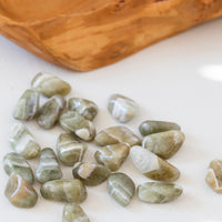 Prasiolite - Green Amethyst, Tumbled