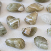Prasiolite - Green Amethyst, Tumbled