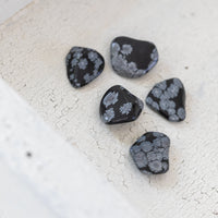 Obsidian - Snowflake, Tumbled