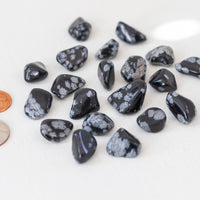 Obsidian - Snowflake, Tumbled