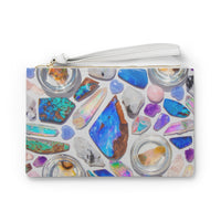 Opal Iridescent Clutch