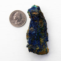 Azurite with Malachite