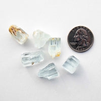Aquamarine - Beryl Var. - Terminated, Small Crystals