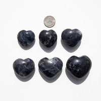 Iolite with Sunstone - Dark - Hearts