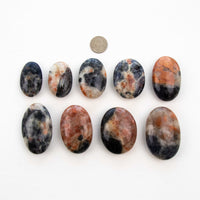 Iolite, Sunstone - Palm Stones, A grade