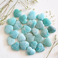 Amazonite Hearts
