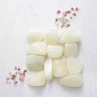 Quartz, Sulphur Included- Tumbled