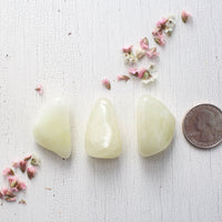 Quartz, Sulphur Included- Tumbled