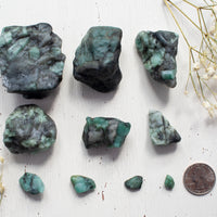 Emerald - Beryl var. - Rough