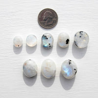 Moonstone - Rainbow, A Grade, Blue Flash, Tumbled