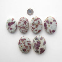 Pink Tourmaline - Palm Stone, Polished
