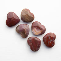 Petrified Wood - Heart, Polished