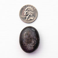 Ruby- Palm Stones, Polished