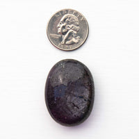 Ruby- Palm Stones, Polished