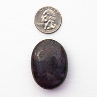 Ruby- Palm Stones, Polished