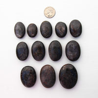 Ruby- Palm Stones, Polished