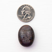 Ruby- Palm Stones, Polished