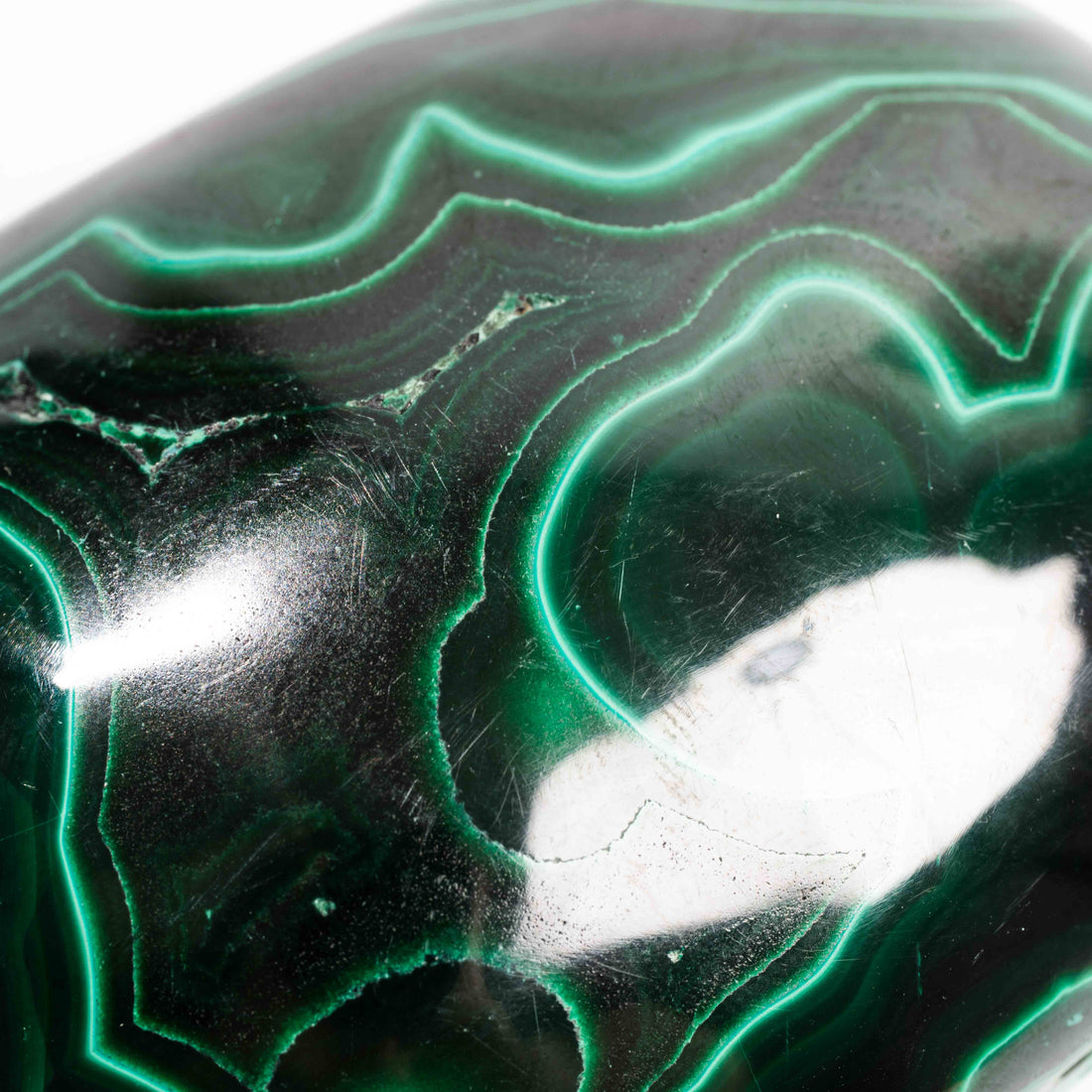 Chrysocolla w/ Malachite - Polished