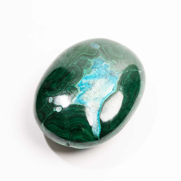 Chrysocolla w/ Malachite - Polished