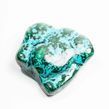 Chrysocolla w/ Malachite - Polished