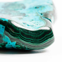 Chrysocolla w/ Malachite - Polished