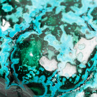 Chrysocolla w/ Malachite - Polished