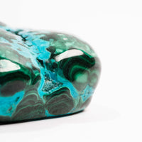 Chrysocolla w/ Malachite - Polished