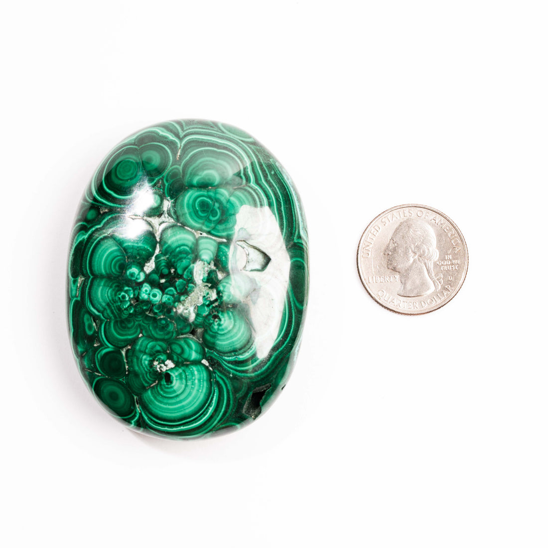Chrysocolla w/ Malachite - Polished