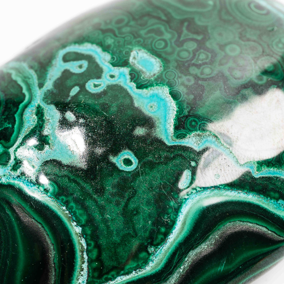 Chrysocolla w/ Malachite - Polished