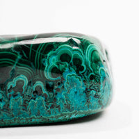 Chrysocolla w/ Malachite - Polished