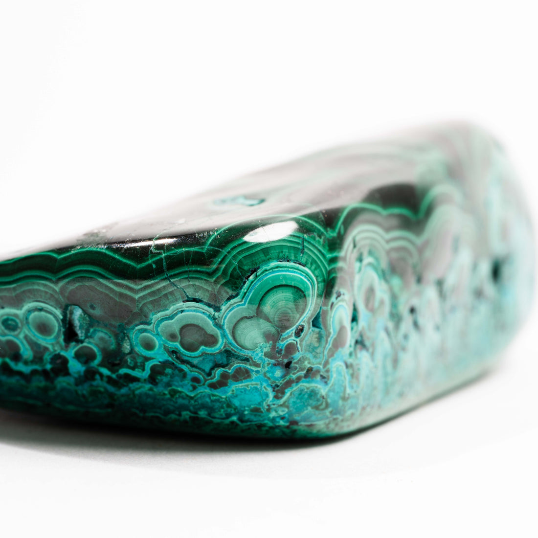 Chrysocolla w/ Malachite - Polished