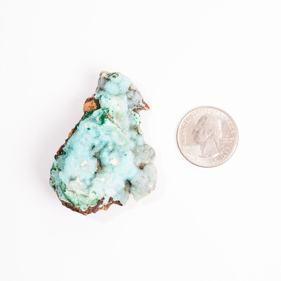 Chrysocolla w/ Malachite - Rough