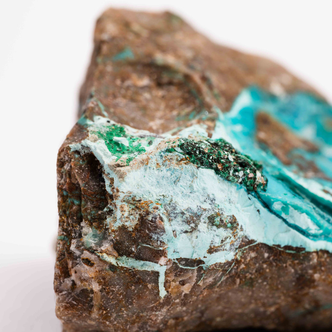 Chrysocolla w/ Malachite - Rough