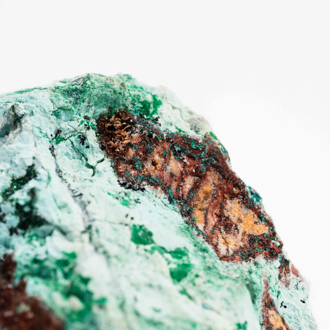 Chrysocolla w/ Malachite - Rough