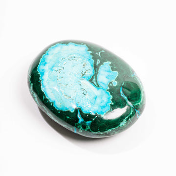 Chrysocolla w/ Malachite - Polished