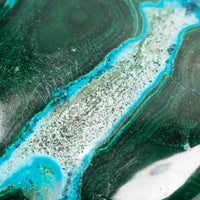 Chrysocolla w/ Malachite - Polished