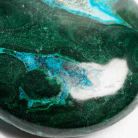 Chrysocolla w/ Malachite - Polished
