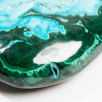 Chrysocolla w/ Malachite - Polished