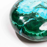 Chrysocolla w/ Malachite - Polished