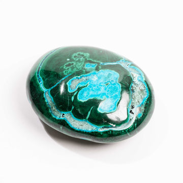 Chrysocolla w/ Malachite - Polished