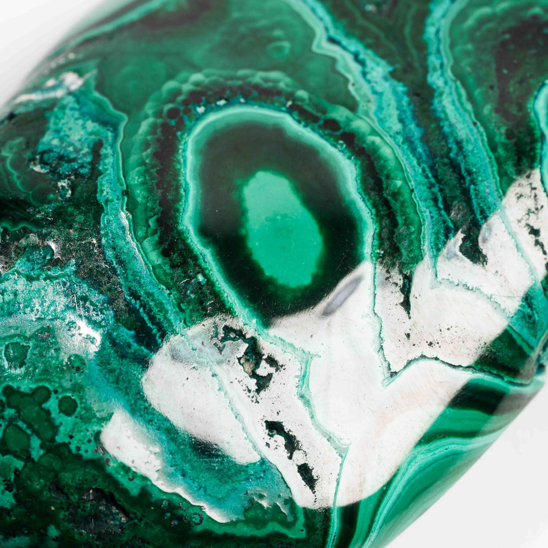 Chrysocolla w/ Malachite - Polished
