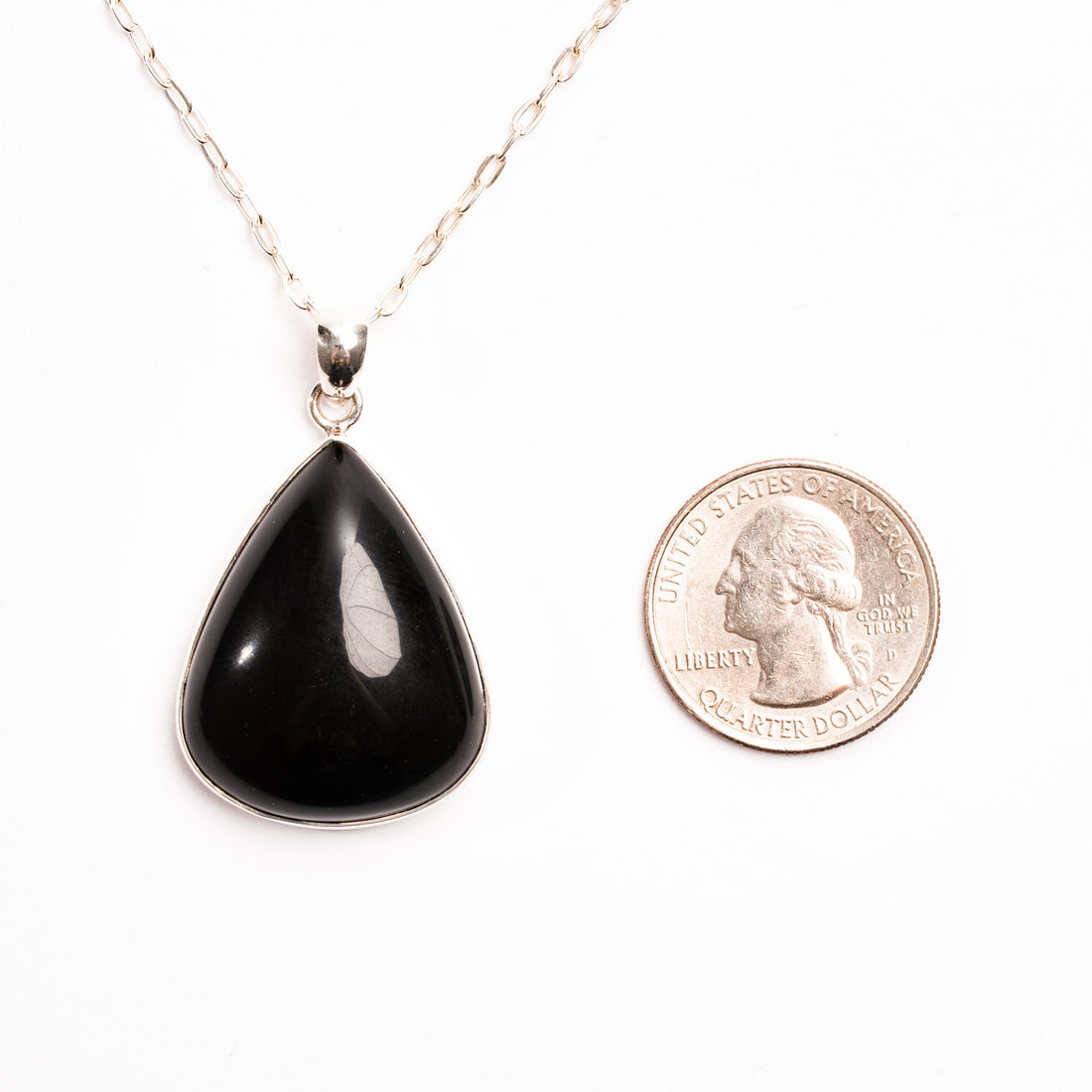 Obsidian, Rainbow- Pendant