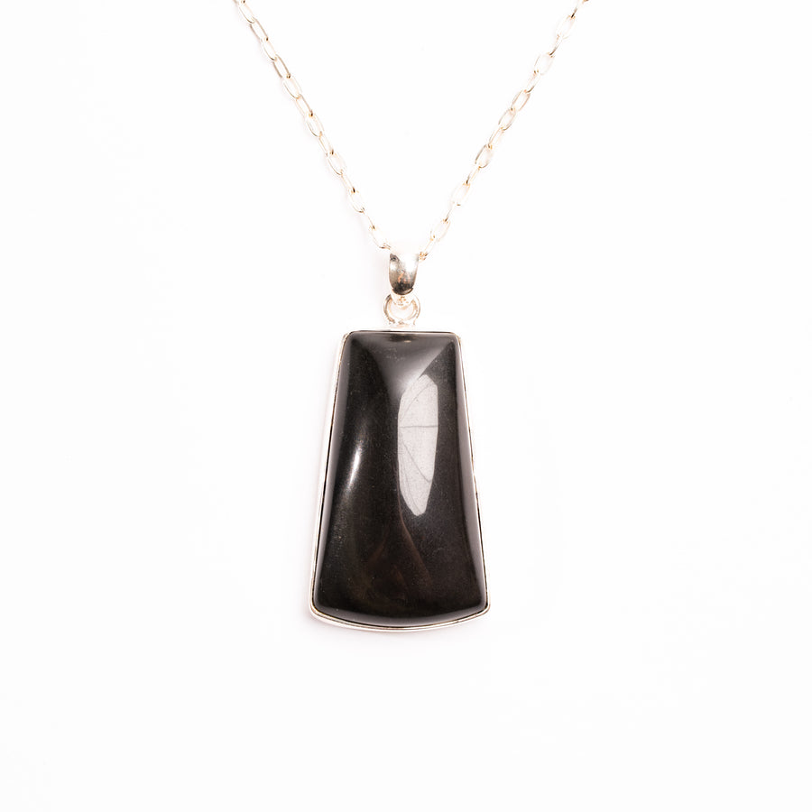 Obsidian, Rainbow- Pendant